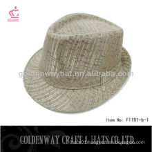 Cheap fedora hat for men white new cheap for promotional